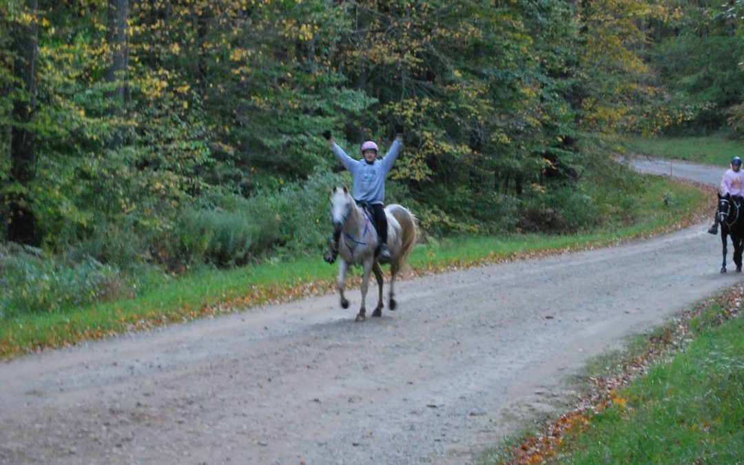 Endurance rider sees camera
