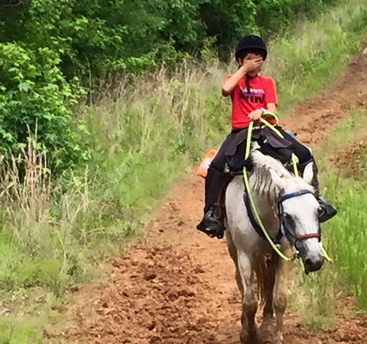 Kid riding